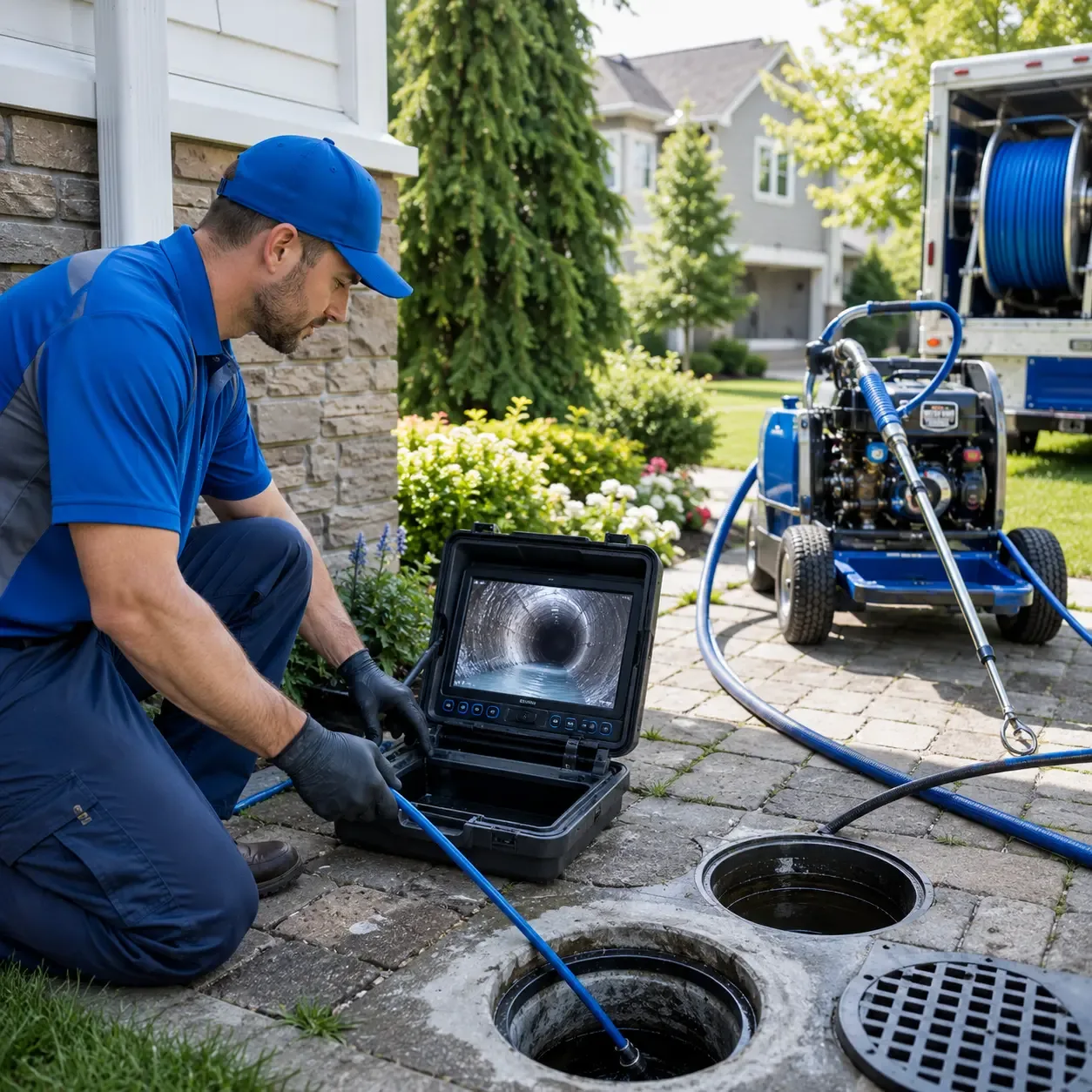 Outdoor drain cleaning professionals serving South Butler, NY